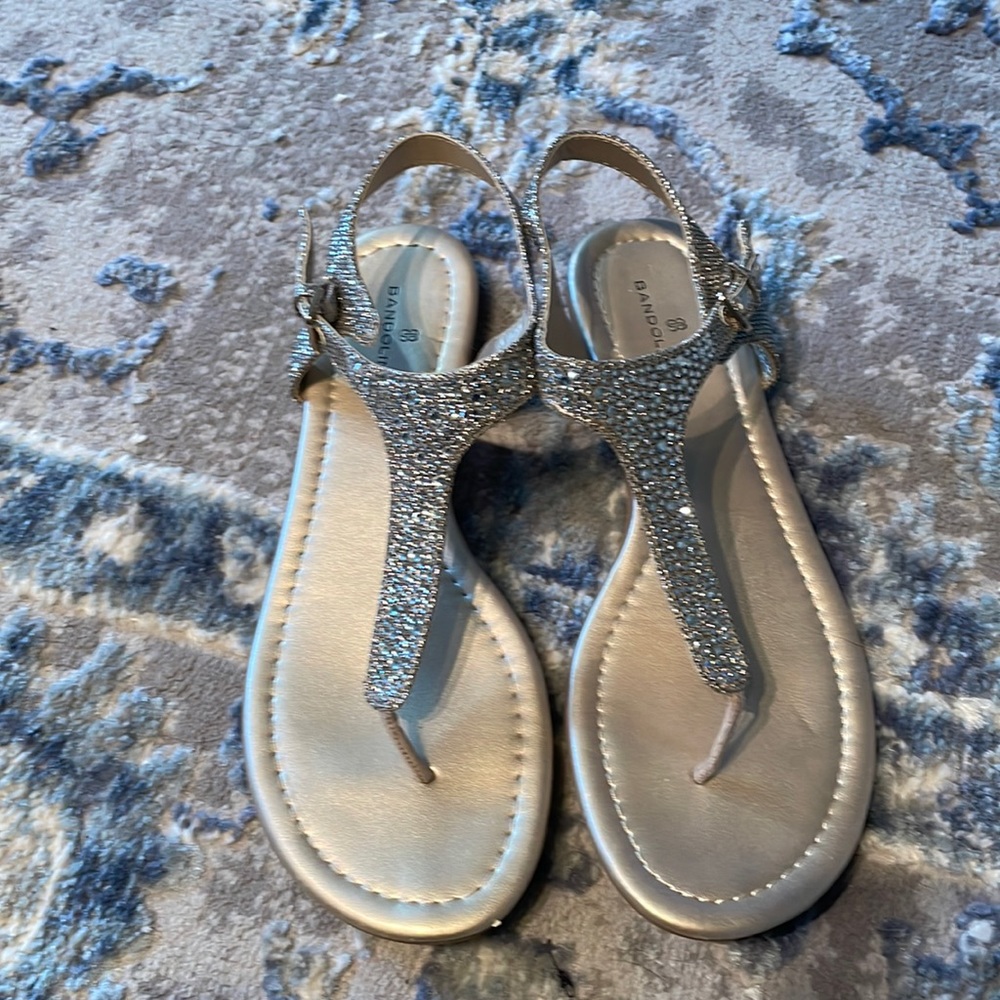 like new gold sandals